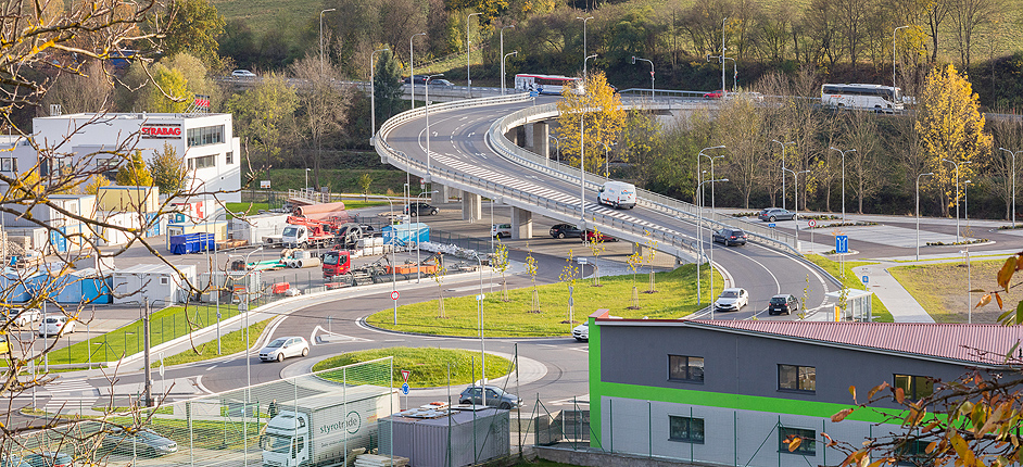 Napojení Průmyslové zóny a parkoviště P+R Příluk, Zlín